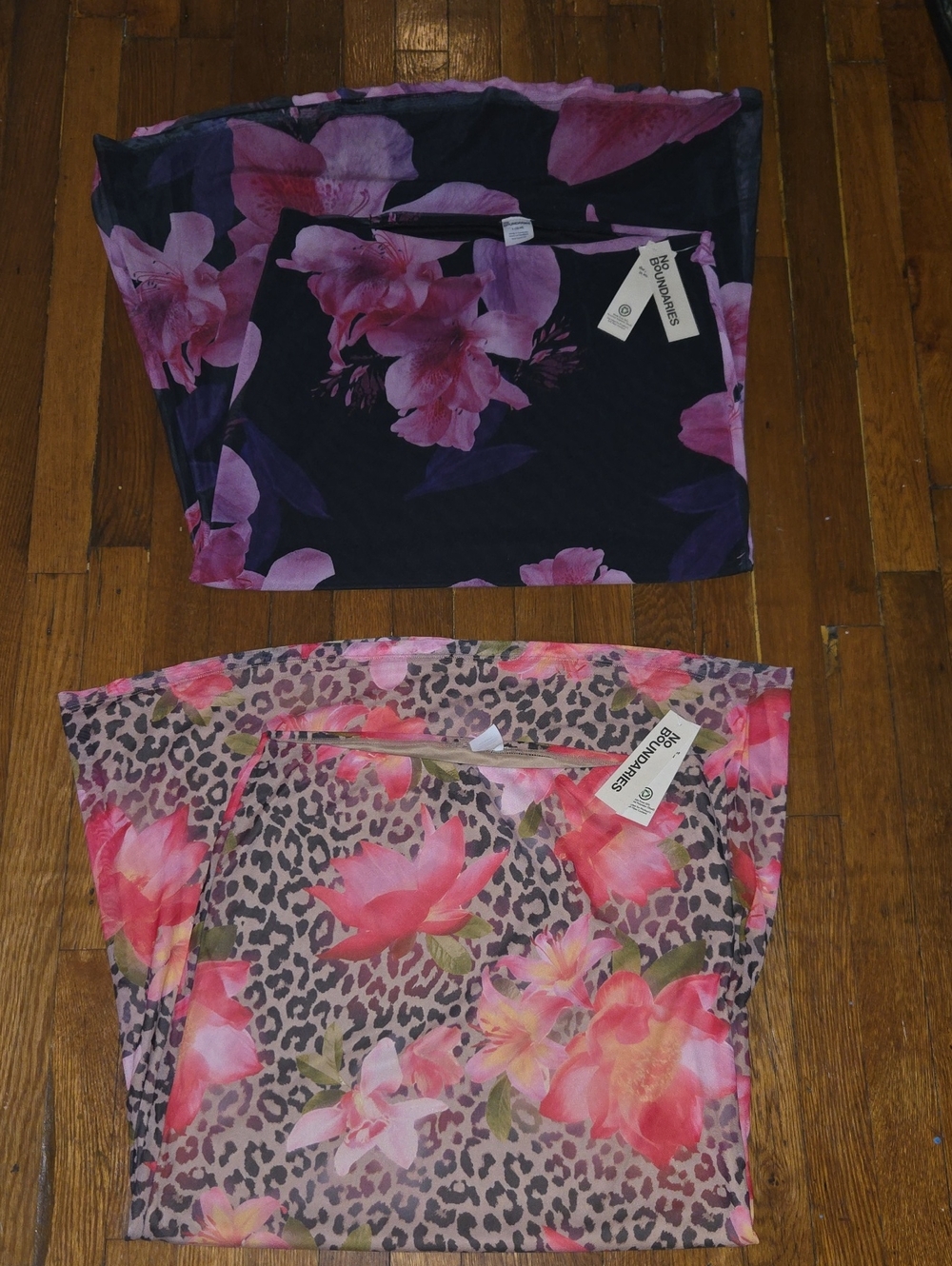 No Boundaries Mesh Maxi Skirt Duo In Size Large